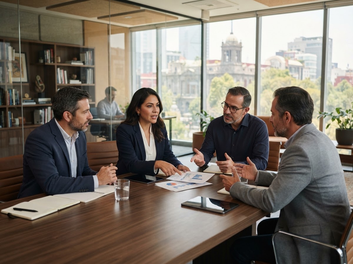 Kredamontiva - equipo de análisis revisando reportes de desempeño diario